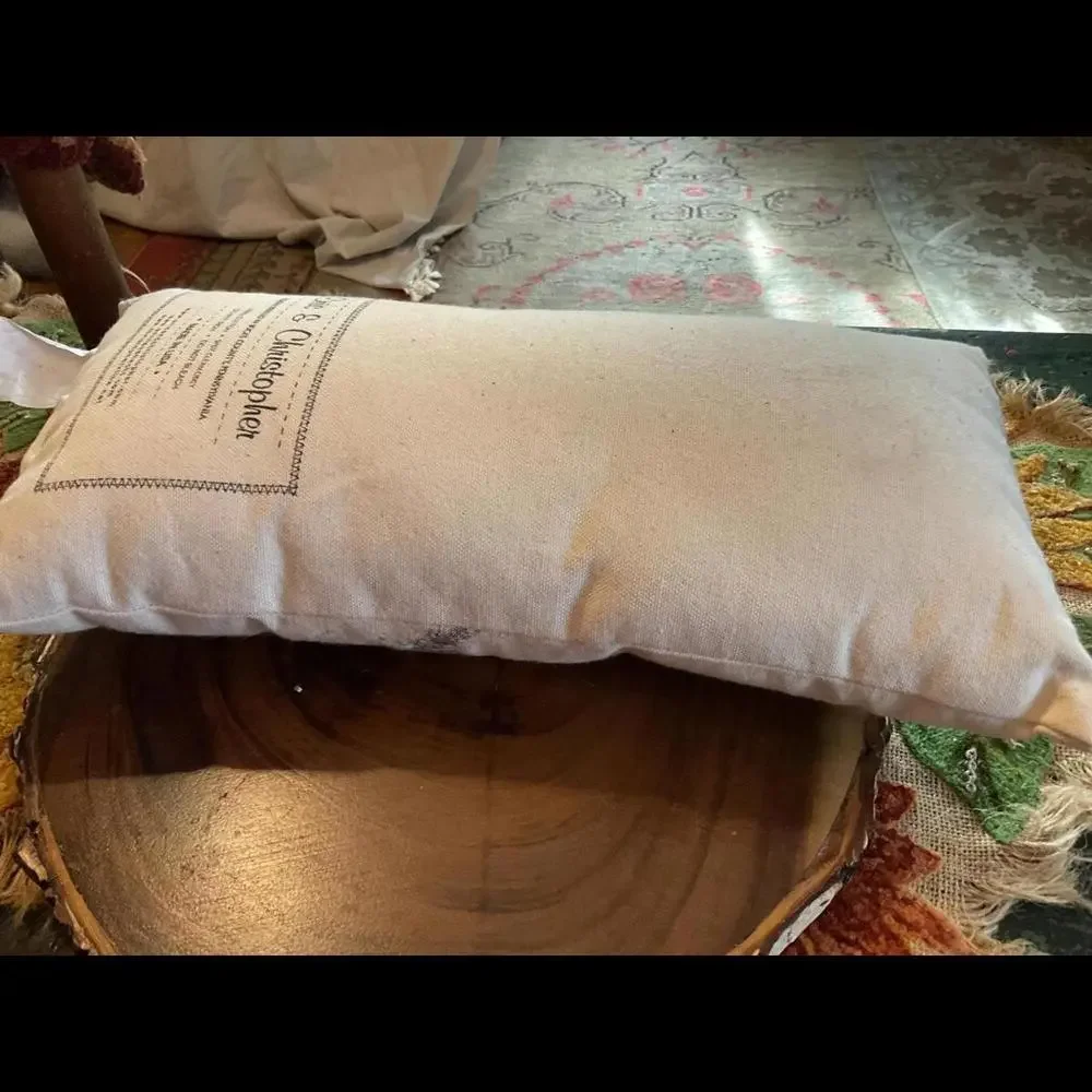 Vintage-Inspired Botanical Decorative Pillow by Eric & Christopher
